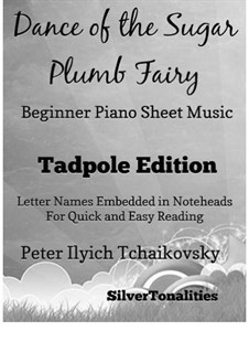 No.3 Dance of the Sugar-Plum Fairy, for Piano: For beginner piano (2nd Edition) by Pyotr Tchaikovsky