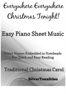 Everywhere Everywhere Christmas Tonight: For easy piano by folklore