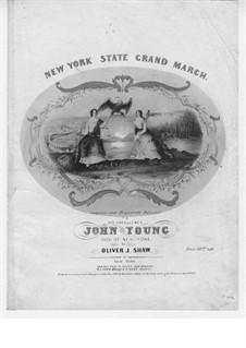New York State Grand March: New York State Grand March by Oliver Shaw