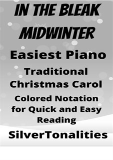 Piano version: For easy piano with colored notation by Gustav Holst