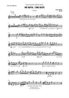 CRO Suite, Op.49: Solo part by Bruno Vlahek