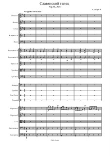 No.6 Sousedská: Full score by Antonín Dvořák