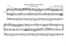 Unser Leben sei ein Fest, Orgelvorspiel: Unser Leben sei ein Fest, Orgelvorspiel by Gérard du Pré-des-Roches