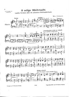 Fantasie on Christmas Songs: Fantasie on Christmas Songs by Max Puttmann