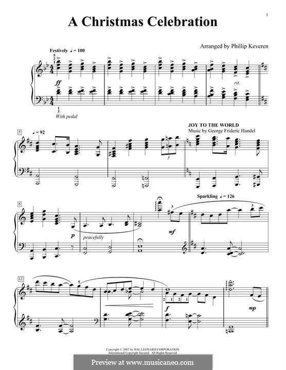 A Christmas Celebration: For piano by folklore