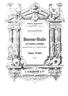 Bravour-Studies after Paganini's Caprices: Study No.1 by August Stradal