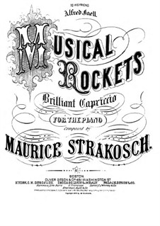 Musical Rockets: For piano by Maurice Strakosch