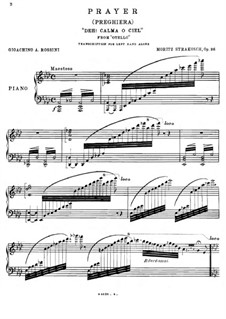 Transcription on Theme from 'Othello' by Rossini, Op.36: Transcription on Theme from 'Othello' by Rossini by Maurice Strakosch