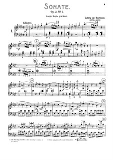 Sonatas for Piano (Selected): For a single performer, Op.2, 7, 10, 13, 14, 22, 26, 27 by Ludwig van Beethoven