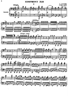 Symphony No.90 in C Major, Hob.I/90: Version for piano four hands by Joseph Haydn