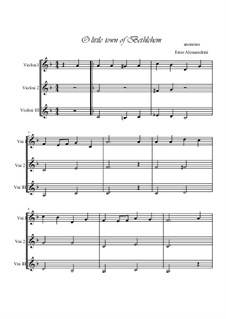 Chamber version: For violin trio by Lewis Henry Redner