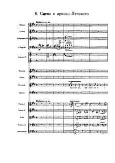 No.6 Lensky's Arioso: Full score by Pyotr Tchaikovsky