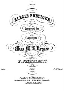 Élégie poétique, Op.20: Élégie poétique by Ernest Szemelényi