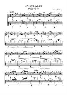 Preludio No.19, Op.22 No.19: Preludio No.19 by Beautiful things Martínez