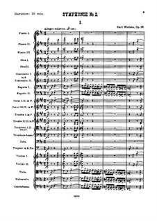 Symphony No.2 'The Four Temperaments', FS 29 Op.16: Movement I by Carl Nielsen