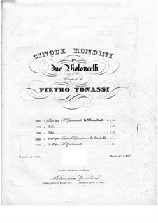 Lucia di Lammermoor: Verrando a te sull'aure, for two cellos by Gaetano Donizetti
