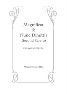 Magnificat and Nunc Dimittis (Second Service): Magnificat and Nunc Dimittis (Second Service) by Margaret Woodley