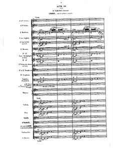 Opera: Act III, tableau I (later version) by Jules Massenet