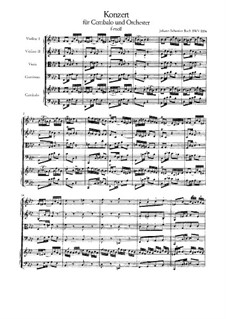 Complete Movements: Full score by Johann Sebastian Bach