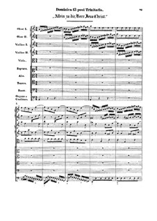 Allein zu dir, Herr Jesu Christ (Alone Towards You, Lord Jesus Christ), BWV 33: Full score by Johann Sebastian Bach