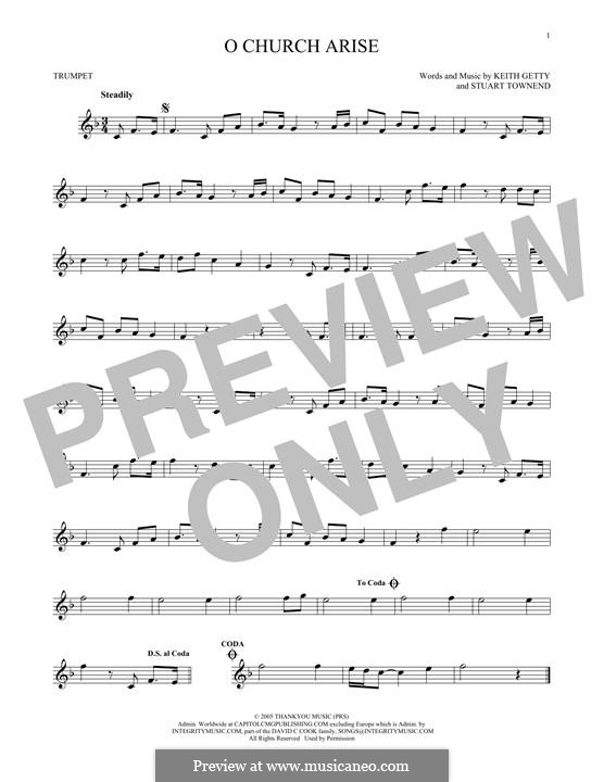 O Church, Arise (Arise, Shine): For trumpet by Keith Getty, Stuart Townend