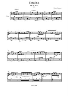 Sonatina No.1: Movement III by Muzio Clementi