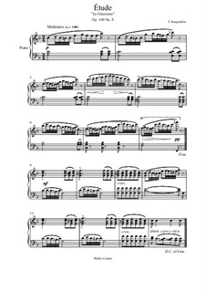 No.8 La Gracieuse (Gracefulness): For piano by Johann Friedrich Burgmüller
