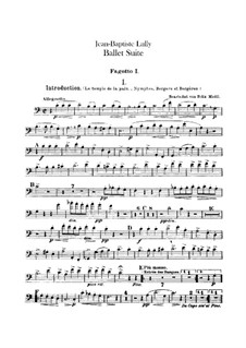 Ballet Suite: Bassoons parts by Jean-Baptiste Lully