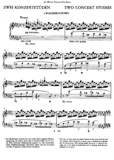 Two Concert Etudes, S.145: Complete set by Franz Liszt