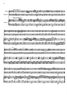 Trio Sonata No.1, WK 117: Movement II – Full Score by Carl Friedrich Abel