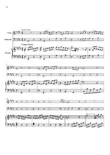 Trio Sonata No.3, WK 119: Movement II – Full Score by Carl Friedrich Abel