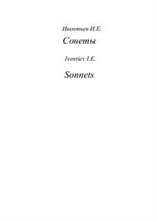 Sonnets: Notebook IX, Op.53 by Igor Iventiev