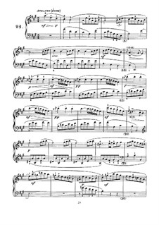 Sonata No.92 in A Major, K.300 L.92 P.312: For piano by Domenico Scarlatti