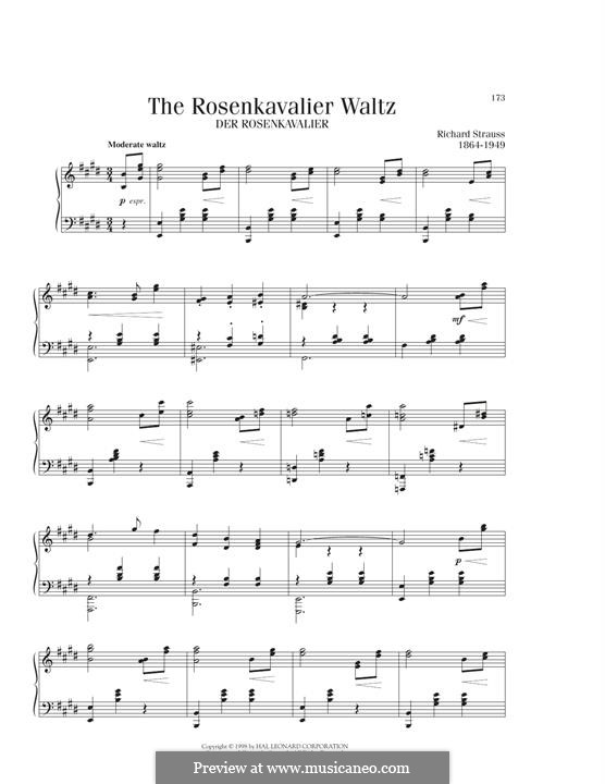 Der Rosenkavalier: The Rosenkavalier Waltz by Richard Strauss