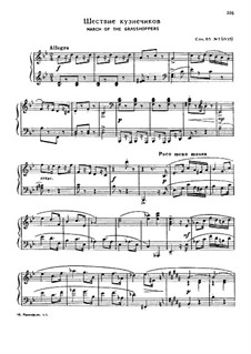 Music for Children, Op.65: No.7 March of the Grasshoppers by Sergei Prokofiev