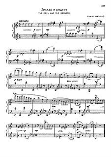 Music for Children, Op.65: No.8 The Rain and The Rainbow by Sergei Prokofiev