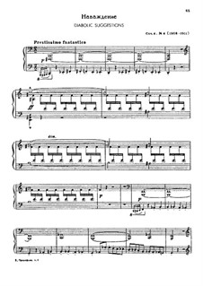 Four Pieces, Op.4: No.4 by Sergei Prokofiev