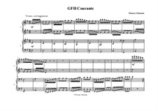 Hommage à GFH - Suite in 4 Sätzen für Klavier zu vier Händen, Op.25: No.2 Courante by Thomas Uhlmann