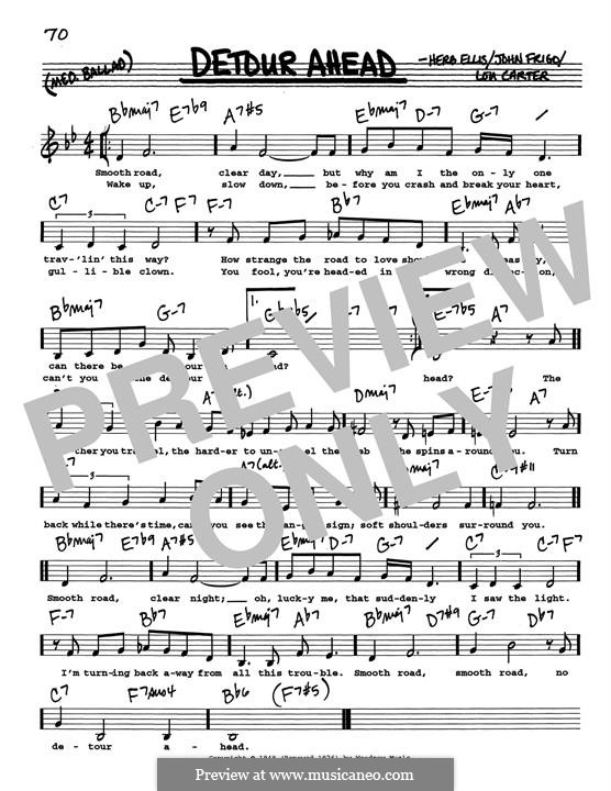 Detour Ahead: Low Voice by Herb Ellis, John Frigo, Lou Carter