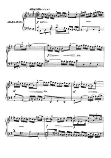Partita for Keyboard No.5 in G Major, BWV 829: Movement II by Johann Sebastian Bach