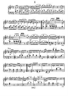 Twelve Minuets, WoO 7: No.8 by Ludwig van Beethoven