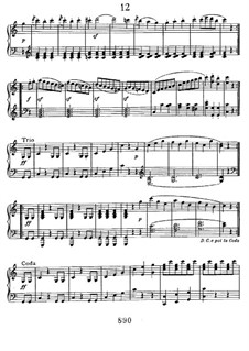 Twelve German Dances, WoO 8: Dance No.12 by Ludwig van Beethoven