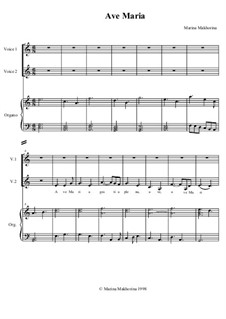 Ave Maria: For trio by Marina Makhorina