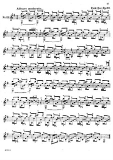 Twenty-Five Progressive Etudes, Op.60: Etude No.22 by Fernando Sor