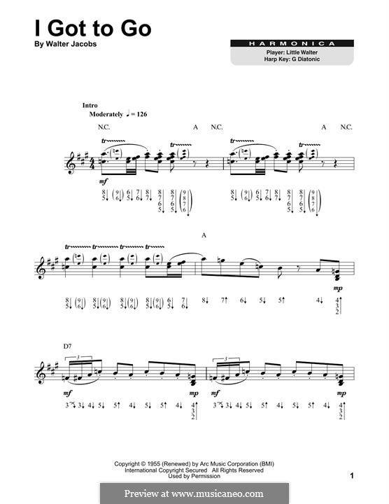 I Got To Go (Little Walter): I Got To Go (Little Walter) by Walter Jacobs