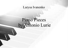 Piano pieces by Antonio Lurie (19 pieces): Piano pieces by Antonio Lurie (19 pieces) by Larysa Ivanenko
