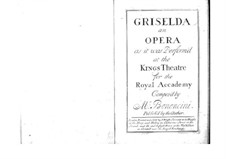 Griselda: Full score by Giovanni Battista Bononcini