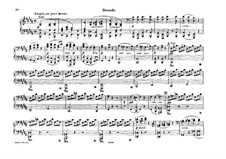 Fragments: Movements II-III. Version for piano four hands by Ludwig van Beethoven