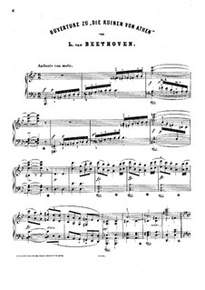 Overture: For piano by Ludwig van Beethoven