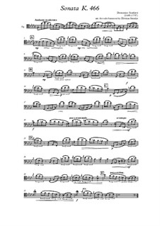 Sonata No.118 in F Minor, K.466 L.118 P.501: For solo bassoon by Domenico Scarlatti